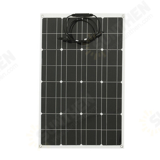 18V 80W Solar Panel Outdoor High-efficiency Monocrystalline Flexible Solar Panel 660*280*2.5mm