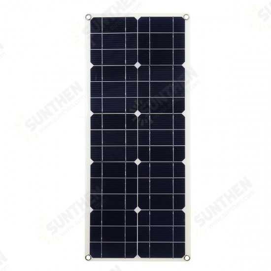 18V Flexible Solar Panel 150W 5V Dual USB Power Bank Solar Panel Kit Complete with Controller for Outdoors Boat Smartphone