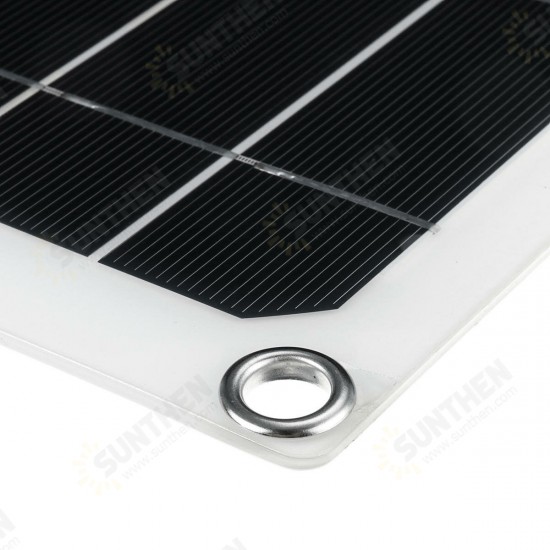 18V Flexible Solar Panel 150W 5V Dual USB Power Bank Solar Panel Kit Complete with Controller for Outdoors Boat Smartphone