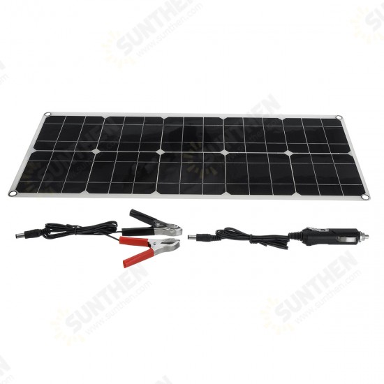 18V Flexible Solar Panel 150W 5V Dual USB Power Bank Solar Panel Kit Complete with Controller for Outdoors Boat Smartphone