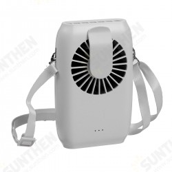 2000mAh Portable Mini Fan Dual-purpose Waist Fan USB Desktop Cooling Fan Hanging Neck Air Cooler 2000mAh Portable Mini Fan Dual-purpose Waist Fan USB Desktop Cooling Fan Hanging Neck Air Cooler