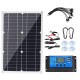 200W Portable Solar Panel Kit Dual DC USB Charger Kit W/ None/10A/30A/60A/100A Solar Controller Monocrystalline Solar Panel