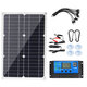 200W Portable Solar Panel Kit Dual DC USB Charger Kit W/ None/10A/30A/60A/100A Solar Controller Monocrystalline Solar Panel