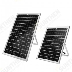 20/300W 12V Solar Panel Mono Caravan Boat Battery Charger W/Bracket Monocrystalline Silicon Solar Panel DC For Vehicle Rv Marine Battery Charger