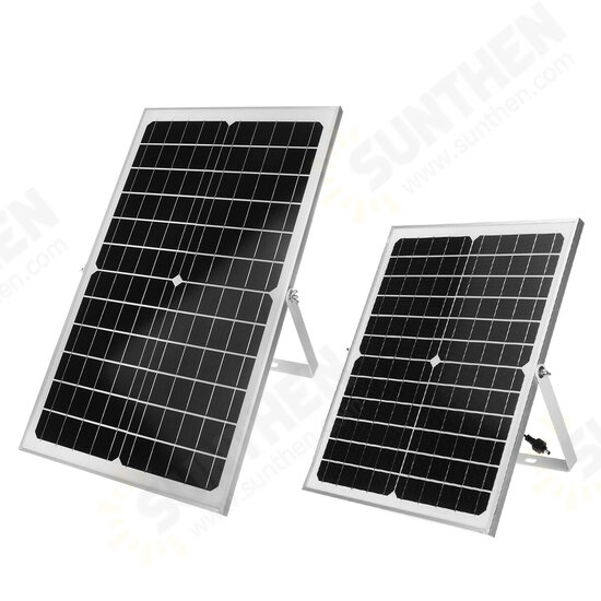 20/300W 12V Solar Panel Mono Caravan Boat Battery Charger W/Bracket Monocrystalline Silicon Solar Panel DC For Vehicle Rv Marine Battery Charger