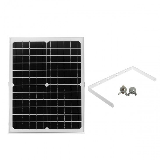 20/300W 12V Solar Panel Mono Caravan Boat Battery Charger W/Bracket Monocrystalline Silicon Solar Panel DC For Vehicle Rv Marine Battery Charger