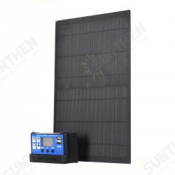 20W 12V Solar Panel Flexible USB Battery Charger Kit Boat Car & Controller 20W 12V Solar Panel Flexible USB Battery Charger Kit Boat Car & Controller
