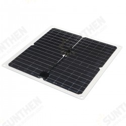 20W 18V Solar Panel Kit Monocrystalline Solar Power Panel for Car Yacht RV Boat Moblie Phone Battery Charger 20W 18V Solar Panel Kit Monocrystalline Solar Power Panel for Car Yacht RV Boat Moblie Phone Battery Charger