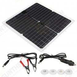 20W 18V Solar Panel Kit Monocrystalline Solar Power Panel for Car Yacht RV Boat Moblie Phone Battery Charger 20W 18V Solar Panel Kit Monocrystalline Solar Power Panel for Car Yacht RV Boat Moblie Phone Battery Charger