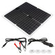 20W 18V Solar Panel Kit Monocrystalline Solar Power Panel for Car Yacht RV Boat Moblie Phone Battery Charger