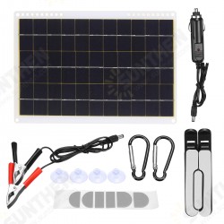 20W 18V USB Solar Panel Kit Portable Boat RV Car Caravan Outdoor Camping Charger 20W 18V USB Solar Panel Kit Portable Boat RV Car Caravan Outdoor Camping Charger