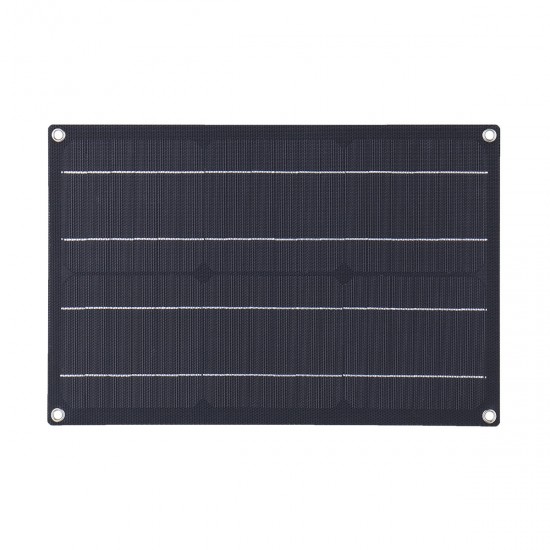 20W ETFE Solar Panel Field Vehicles Emergency Charger With 4 Protective Corners Single USB+DC