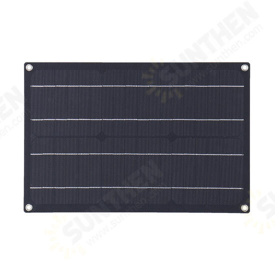 20W ETFE Solar Panel Field Vehicles Emergency Charger With 4 Protective Corners Single USB+DC