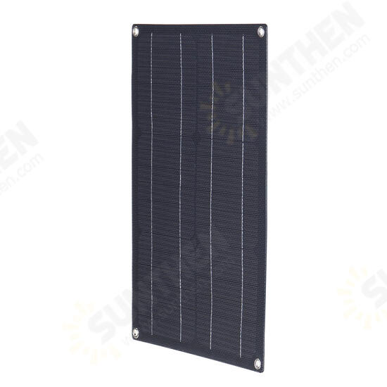 20W ETFE Solar Panel Field Vehicles Emergency Charger With 4 Protective Corners Single USB+DC