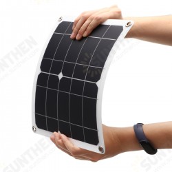 20W Monocrystalline Solar Panel USB 12V Battery Charge Controller RV Camper Boat 20W Monocrystalline Solar Panel USB 12V Battery Charge Controller RV Camper Boat