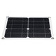 20W Monocrystalline Solar Panel USB 12V Battery Charge Controller RV Camper Boat