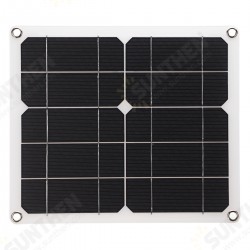 20W Monocrystalline Solar Panel USB 12V Battery Charge Controller RV Camper Boat 20W Monocrystalline Solar Panel USB 12V Battery Charge Controller RV Camper Boat