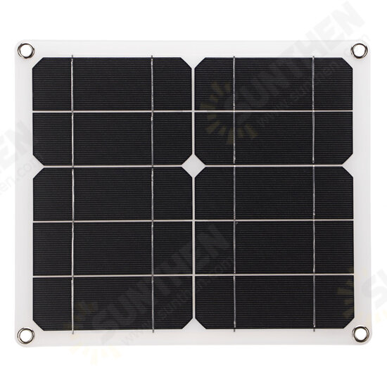 20W Monocrystalline Solar Panel USB 12V Battery Charge Controller RV Camper Boat