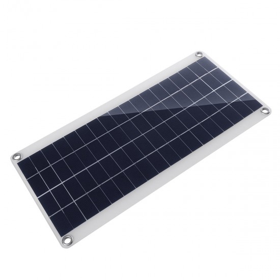 20W Portable Solar Panel Kit DC USB Charging Double USB Port Suction Cups Camping Traveling