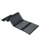 21W PET Foldable Solar Panel Charger Solar Power Bank Backpack Camping Hiking