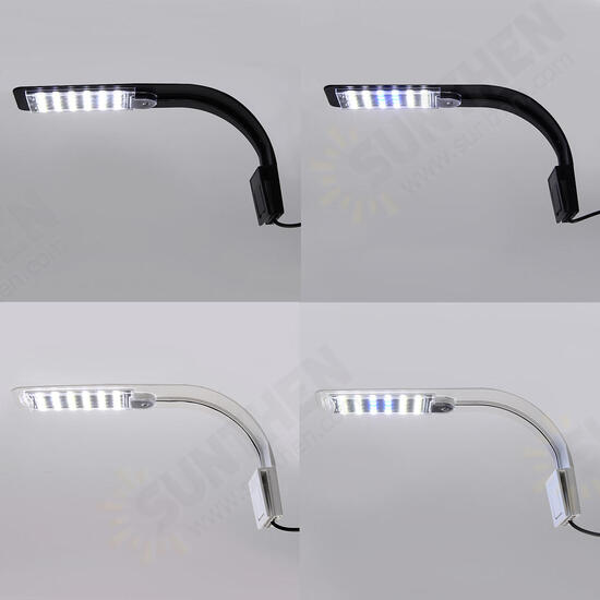 220V 10W Super Slim 20 LED 10W Aquarium Light Arm Clip on Plant Grow Plant Fish Tank Lamp