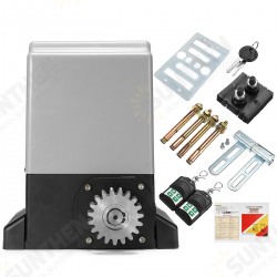 220V 750W Electric Sliding Gate Opener Automatic Motor with 2 Remote Control Switch 220V 750W Electric Sliding Gate Opener Automatic Motor with 2 Remote Control Switch