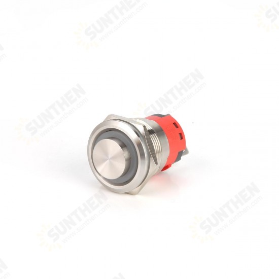 22MM 18A 250V 6Pin LED Light Button Switch Momentary Reset Metal Push Button Switch 22MM 18A 250V 6Pin LED Light Button Switch Momentary Reset Metal Push Button Switch