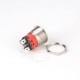 22MM 18A 250V 6Pin LED Light Button Switch Momentary Reset Metal Push Button Switch 22MM 18A 250V 6Pin LED Light Button Switch Momentary Reset Metal Push Button Switch