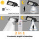 23*47.5CM 360W 462 LED Solar Street Light with Remote Controller 23*47.5CM 360W 462 LED Solar Street Light with Remote Controller