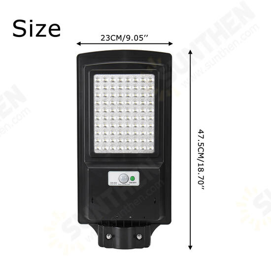 23*47CM Waterproof 80 LED Solar Street Light 120 Degree With Remote Control 23*47CM Waterproof 80 LED Solar Street Light 120 Degree With Remote Control