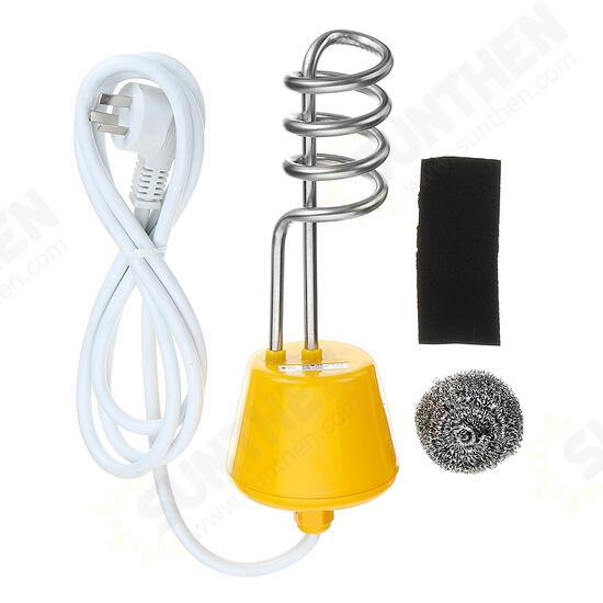 2500W Immersion Electric Heater Boiler Hot Water Heating Element Travel Bath Tub 2500W Immersion Electric Heater Boiler Hot Water Heating Element Travel Bath Tub