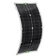 250W Max Portable Solar Panel Kit Dual DC USB Charger Kit Single Crystal Semi-flexible Solar Power Panel w/ 60A/100A Solar Controller