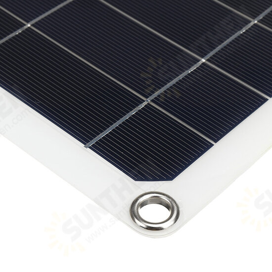 250W Max Portable Solar Panel Kit Dual DC USB Charger Kit Single Crystal Semi-flexible Solar Power Panel w/ 60A/100A Solar Controller 250W Max Portable Solar Panel Kit Dual DC USB Charger Kit Single Crystal Semi-flexible Solar Power Panel w/ 60A/100A Solar Controller