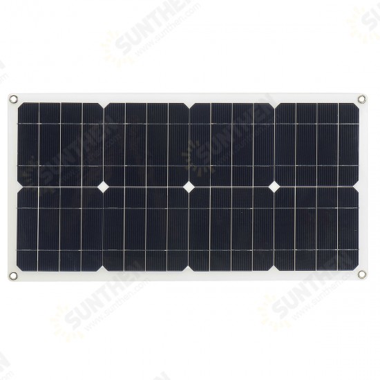 25W 18V Mono Solar Panel Dual USB 12V/5V DC Monocrystalline Flexible Solar Charger For Car RV Boat Battery Charger Waterproof 25W 18V Mono Solar Panel Dual USB 12V/5V DC Monocrystalline Flexible Solar Charger For Car RV Boat Battery Charger Waterproof