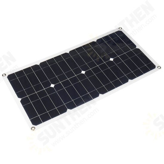25W 18V Mono Solar Panel Dual USB 12V/5V DC Monocrystalline Flexible Solar Charger For Car RV Boat Battery Charger Waterproof 25W 18V Mono Solar Panel Dual USB 12V/5V DC Monocrystalline Flexible Solar Charger For Car RV Boat Battery Charger Waterproof