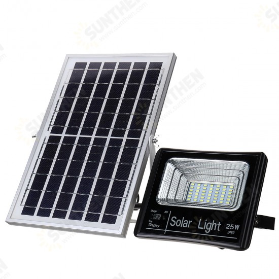 25W 42 LED Solar Power Light Dusk-to-Dawn Sensor Floodlight Outdoor Security Lamp