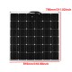 280W 18V Monocrystalline Flexible Solar Panel Tile Mono Power Bank Waterproof