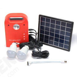 28Wh Portable Small DC Solar Panels Charging Generator Power Generation System With LED Bulb 28Wh Portable Small DC Solar Panels Charging Generator Power Generation System With LED Bulb