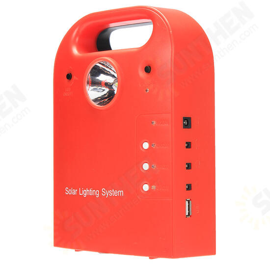 28Wh Portable Small DC Solar Panels Charging Generator Power Generation System With LED Bulb 28Wh Portable Small DC Solar Panels Charging Generator Power Generation System With LED Bulb