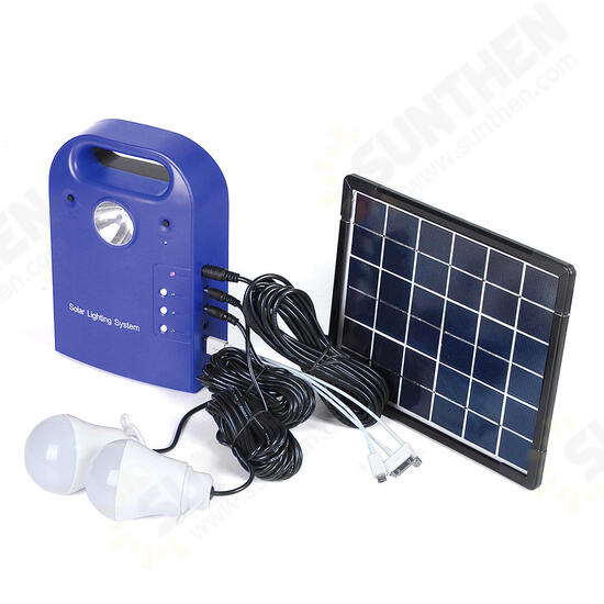 28Wh Portable Small DC Solar Panels Charging Generator Power Generation System With LED Bulb 28Wh Portable Small DC Solar Panels Charging Generator Power Generation System With LED Bulb