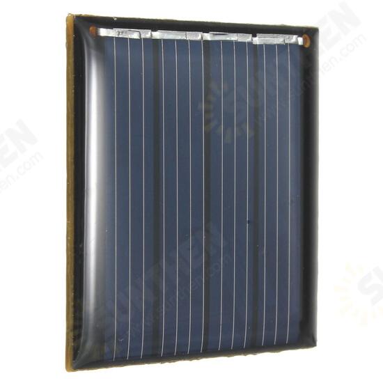 2V 0.14W Epoxy Battery Plate Polycrystalline Silicon Cell Batteries DIY Solar Powered Panels Solar Panel Cell Model 40 x 40x3mm 2V 0.14W Epoxy Battery Plate Polycrystalline Silicon Cell Batteries DIY Solar Powered Panels Solar Panel Cell Model 40 x 40x3mm