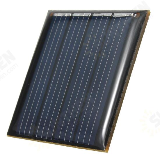 2V 0.14W Epoxy Battery Plate Polycrystalline Silicon Cell Batteries DIY Solar Powered Panels Solar Panel Cell Model 40 x 40x3mm 2V 0.14W Epoxy Battery Plate Polycrystalline Silicon Cell Batteries DIY Solar Powered Panels Solar Panel Cell Model 40 x 40x3mm