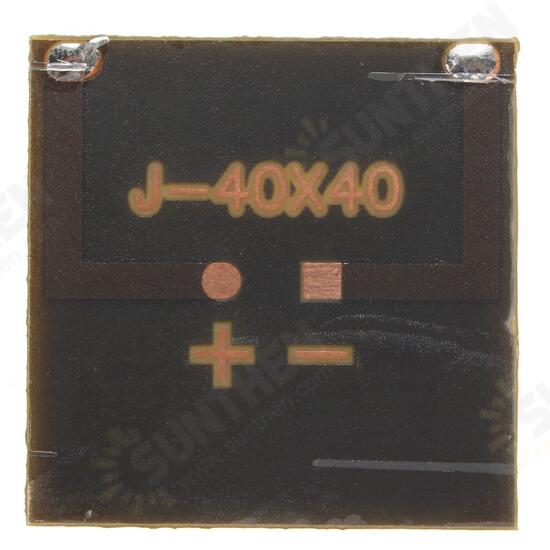 2V 0.14W Epoxy Battery Plate Polycrystalline Silicon Cell Batteries DIY Solar Powered Panels Solar Panel Cell Model 40 x 40x3mm 2V 0.14W Epoxy Battery Plate Polycrystalline Silicon Cell Batteries DIY Solar Powered Panels Solar Panel Cell Model 40 x 40x3mm