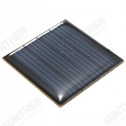 2V 0.14W Epoxy Battery Plate Polycrystalline Silicon Cell Batteries DIY Solar Powered Panels Solar Panel Cell Model 40 x 40x3mm 2V 0.14W Epoxy Battery Plate Polycrystalline Silicon Cell Batteries DIY Solar Powered Panels Solar Panel Cell Model 40 x 40x3mm