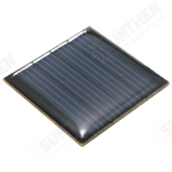 2V 0.14W Epoxy Battery Plate Polycrystalline Silicon Cell Batteries DIY Solar Powered Panels Solar Panel Cell Model 40 x 40x3mm 2V 0.14W Epoxy Battery Plate Polycrystalline Silicon Cell Batteries DIY Solar Powered Panels Solar Panel Cell Model 40 x 40x3mm