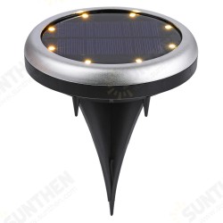2X 8 LED Solar Power Buried Light Underground Lamp IP66 Waterproof Outdoor Path Way Garden Decking Lamp 2X 8 LED Solar Power Buried Light Underground Lamp IP66 Waterproof Outdoor Path Way Garden Decking Lamp