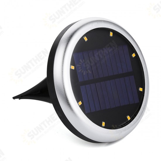2X 8 LED Solar Power Buried Light Underground Lamp IP66 Waterproof Outdoor Path Way Garden Decking Lamp 2X 8 LED Solar Power Buried Light Underground Lamp IP66 Waterproof Outdoor Path Way Garden Decking Lamp