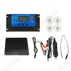 30-90A Solar Panel Kit Dual USB Port Battery Charger LCD Controller With 4Pcs Suckers 30-90A Solar Panel Kit Dual USB Port Battery Charger LCD Controller With 4Pcs Suckers