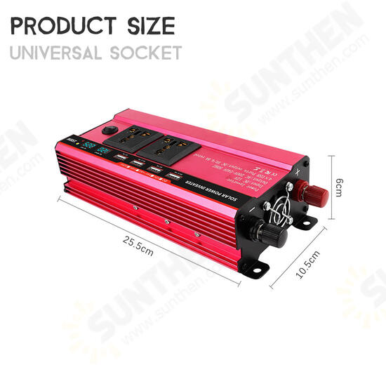 3000W Peak Solar Power Inverter DC 12V/24V To AC 110V/220V Modified Sine Wave Converter 3000W Peak Solar Power Inverter DC 12V/24V To AC 110V/220V Modified Sine Wave Converter