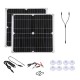 300W 18V Solar Panel Kit 2 in 1 RV Photovoltaic System 2Pcs Solar Power Panel 300W 18V Solar Panel Kit 2 in 1 RV Photovoltaic System 2Pcs Solar Power Panel